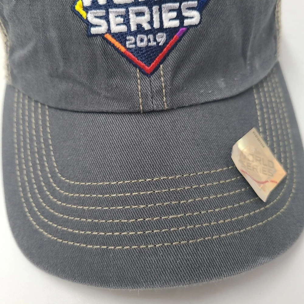 Houston Astros Hat Snapback Trucker Mesh 47 Brand Gray Tan MLB World Series 2019
